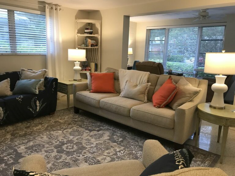 Relax in the living room or lanai - for working remote or chilling out.