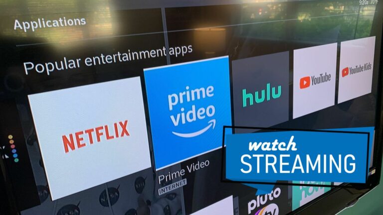 Enjoy your streaming options in the living room TV.
